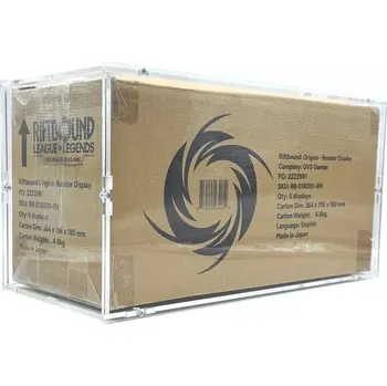 Sběratelská karetní hra Akrylový box League of Legends Riftbound 6x booster box display case (ENG)