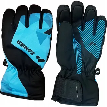 Rukavice Juniorské pětiprsté rukavice Zanier Sillian černo-modré, velikost 4,5