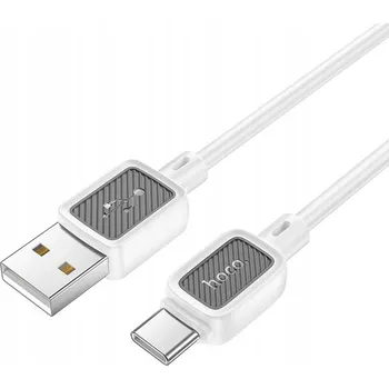 Datový kabel Kabel Hoco USB - USB typ C 1 m bílý