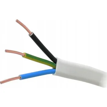 elektrický kabel Elektrický kabel plochý YDYp 450/750V 3x2,5 mm2, 100 m MERCOR