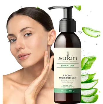 Pleťový krém Sukin Signature Lehký hydratační krém na obličej 125 ml