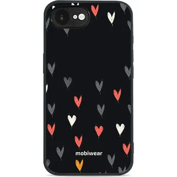 Pouzdro na mobilní telefon Lesklý kryt Mobiwear Glossy - Apple iPhone 16e - GP79G Srdíčka - VÝPRODEJ (Prémiové lesklé pouzdro, obal, kryt Mobiwear Glossy na mobil Apple iPhone 16e - GP79G Srdíčka, materiál Plast + TPU silikon - krytí po všech stranách, neošoupatelný potisk, tenké)