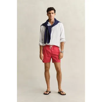 Pánské oblečení PLAVKY GANT SWIM SHORTS ROSE RED