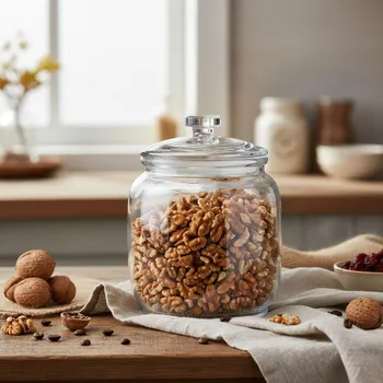 Louskáček Skládací nádoba / Skleněná nádoba na ořechy TADAR Bee 0,95 l