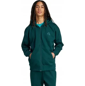 Pánská mikina Pánská mikina adidas ALL SZN Fleece na zip zelená JX5101 VELIKOST S