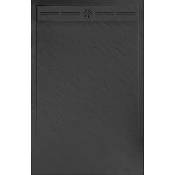 Sprchová vanička Sprchová vanička jungborn Venti 140 x 90 x 3 cm černá matná