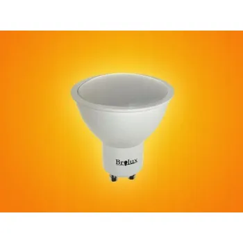 Žárovka LED ŽÁROVKA GU10 6W TEPLÁ BÍLÁ 3000K BROLUX