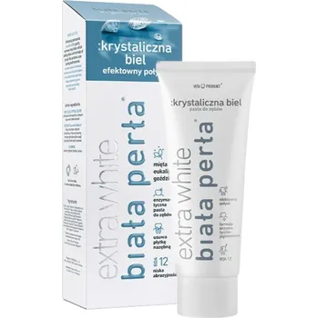 zubní pasta Biała Perła Extra White bělící zubní pasta Krystalická Bělost 75 ml