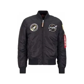Pánská bunda Alpha Industries Bunda bomber AI.166107-212-3XL Černá Slim Fit S