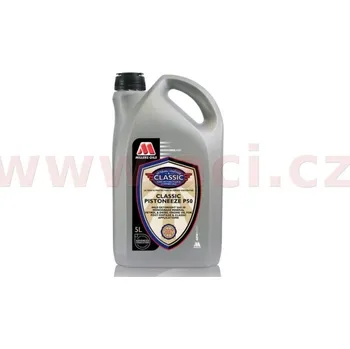 Motorový olej MILLERS OILS Pistoneeze P50, jednorozsahový motorový olej s malou příměsí čistidel a rozpouštědel 5 l