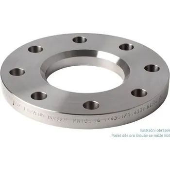 Vodovodní potrubí Točivá příruba, 1.4404, EN-1092 02 A, PN10/16/25/40, DN 50/60,3 (4 díry)