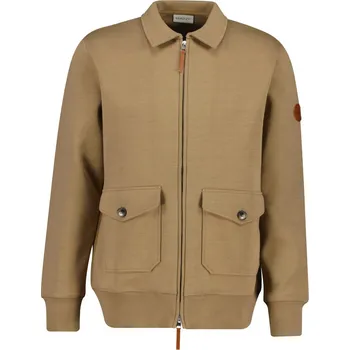 Pánská mikina MIKINA GANT PONTE DI ROMA FZ WARM KHAKI