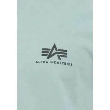 Pánské tričko Alpha Industries T-Shirt AI.188505-680-M Zelená Regular Fit M