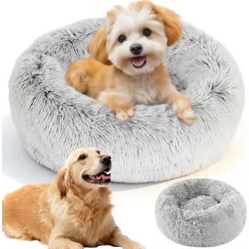 Pelíšek pro psa Mensen polštář pro psa šedý 60 cm x 60 cm