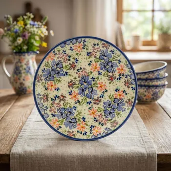 Talíř Dezertní talíř Manufaktura Bolesławiec 18 cm - dec. JZ78