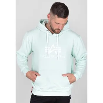 Pánská mikina Alpha Industries Mikina AI.178312-43 Zelená Basic Fit 3XL