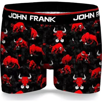 Pánské spodní prádlo Pánské boxerky John Frank JFBD332 XXL Černá