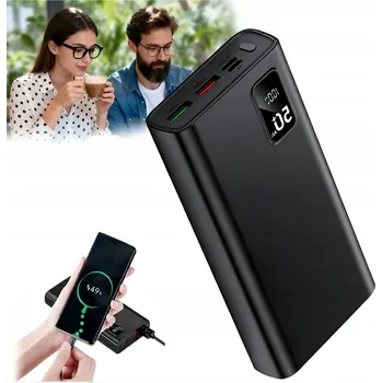 Powerbanka RYCHLÁ POWERBANKA S DISPLEJEM 50000mAh 22.5W USB-C