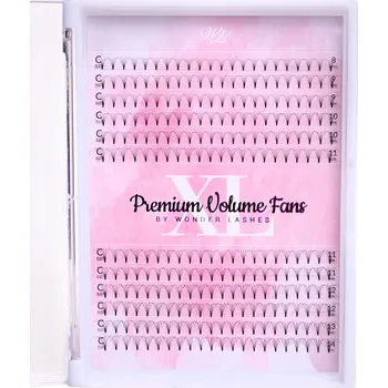 Péče o řasy a obočí 5D Řasy Wonder Lashes Premium Volume Fans XL C0,07 mix 8-14 mm 264 ks