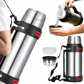 Termoska TERMOSKA TURYSTYCZNY 3000ML S PÁSKEM TERMOHRNEK Z NEREZOVÉ OCELI