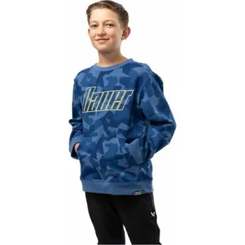 Pánská mikina Bauer Mikina Bauer French Terry Crew YTH, Barva BLU, Velikost M 958851