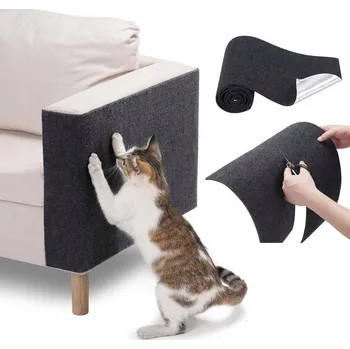 SAMOLEPICÍ PODLOŽKA NA ŠKRÁBÁNÍ na Pohovku Pro Kočky, STŘÍHATELNÁ 200x40cm