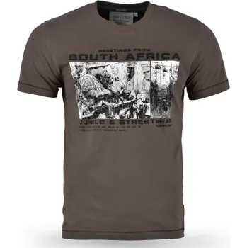 Pánské tričko Pánské triko Thor Steinar South Africa brown velikost: XL