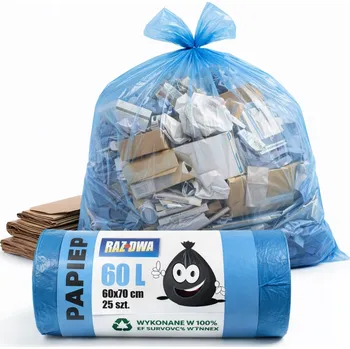 Pytle na odpadky Pytle na odpadky 60 l 25 ks modré