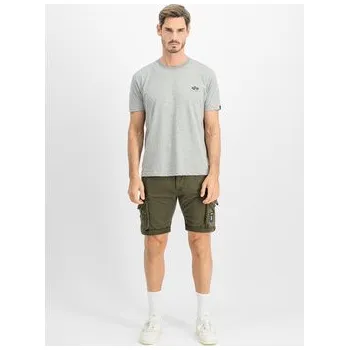 Alpha Industries Šortky Crew Patch Short Zelená Slim Fit 38