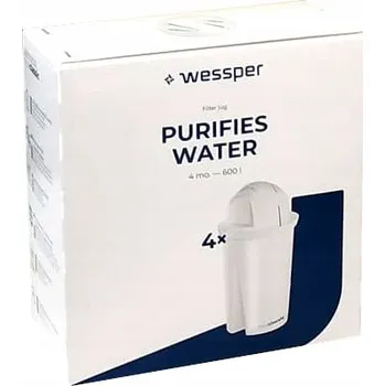 Filtrace vody Sada filtračních patron do konvice Wessper 4 ks