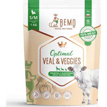 Krmivo pro psa Krmivo pro psy BEMO OPTIMAL 1 kg telecí krůta zelenina malých plemen