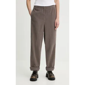 Pánské kalhoty Manšestrové kalhoty American Vintage PADO137 hnědá 84X, vel. M