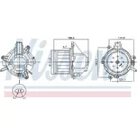 vnitřní ventilátor NISSENS 87596