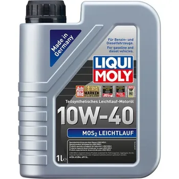 Motorový olej LIQUI MOLY MoS2 Leichtlauf 10W-40, polosyntetický motorový olej 1 l