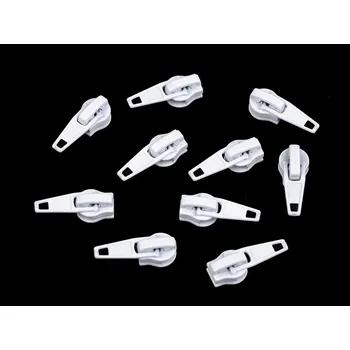 Zip Jezdec ke spirálovým zipům No 5 typu POL, střední, 101 bílá