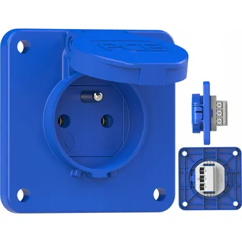 Elektrická zásuvka Elektrická Zásuvka hermetická Pce modrá