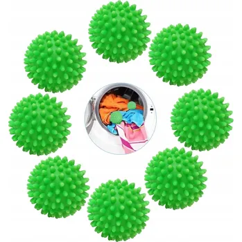 Praní a péče o prádlo 8x KOULE DO PRANÍ ZMĚKČUJÍCÍ PRÁDLO DO PRAČKY A SUŠIČKY - PROTI ŽMOLKŮM A CHLUPŮM