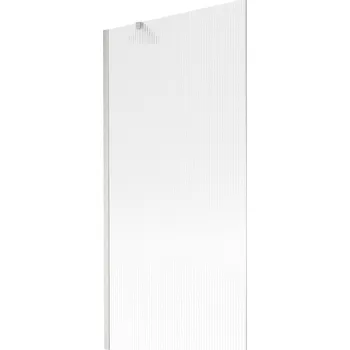 Vanová zástěna Mexen Next, 1-křídlová vanová zástěna 90 x 150 cm, 6mm sklo Ribs, ocelová, 895-090-000-00-09-97