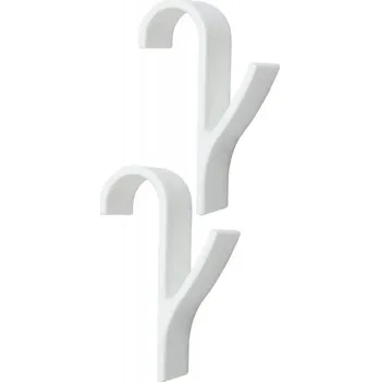 Věšák Bílý Háček bez vrtání Verk Group