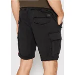 Alpha Industries Šortky z materiálu Airman 116211 Černá Regular Fit 38