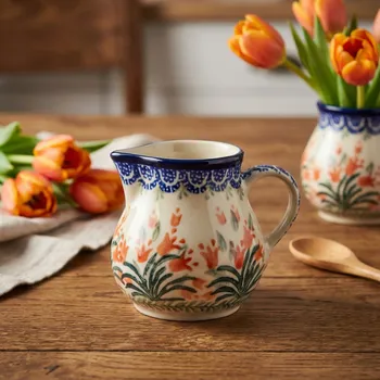 Konvička na mléko Mléčenka / Džbánek Ceramika Artystyczna Bolesławiec dek. 1431X 200 ml