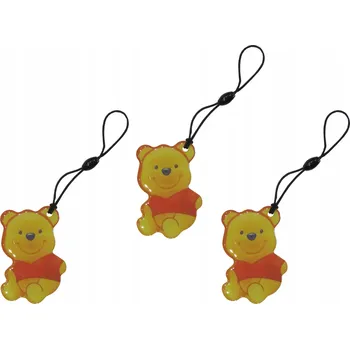 Přívěsek Na Klíče - medvídek Pú 3 kusy TAG ID T5577 125kHz
