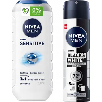 Sprchový gel NIVEA MEN Sprchový gel 250 ml + Antiperspirant ve spreji 150 Ml