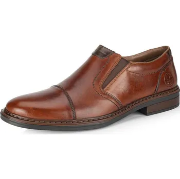 Pánská móda Pánské mokasíny RIEKER 17659-23 hnědá S6 46