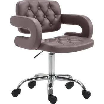 Barová židle LRCZ Pracovní stolička Dublin imitace kůže Barva: černá