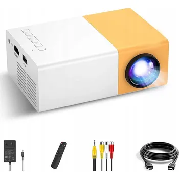 Projektor PROJEKTOR Přenosný Mini LED Projektor FULL HD USB pro Filmy a Hry
