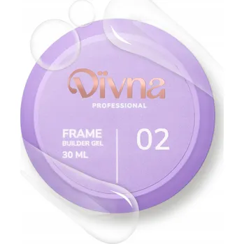 Lak na nehty DIVNA Frame Builder Gel 02 30 ml stavební gel na nehty, barevný