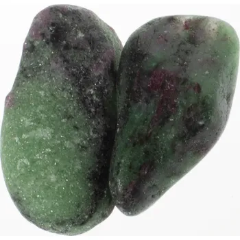 Přírodní kámen Rubín v zoisitu L, 2 ks