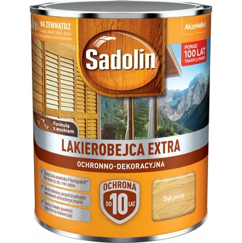 barva a nátěr na dřevo Lazura s olejem Sadolin na bázi rozpouštědel 0,75 l Světlý dub