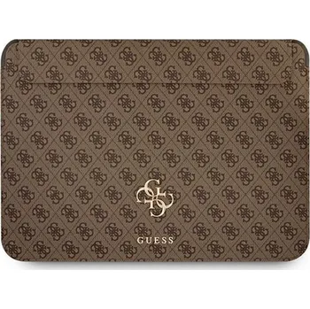 pouzdro na notebook Guess Sleeve GUCS13G4GFBR 13" Pouzdro na notebook / tablet Guess 13" Saffiano Big Logo 4G hnědé